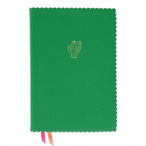 Artebene notesz, A5, 120 lap, pontozott, zöld, vegán bőr (6)