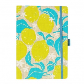 Artebene notesz A5, 72 lap, pontozott, citromos (6)