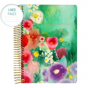 Artebene notesz, A5, 120 lap, spirálos, vonalas, színes tavaszi virágos (6)