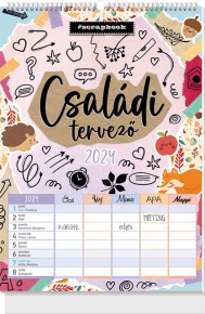 Lizzy Card Falinaptár B4 spirál, Anyu tervezője Scrapbook Style 2024