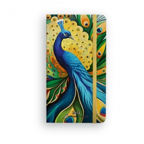 Lizzy Card SECRET Pocket Planner, Peacock 2024