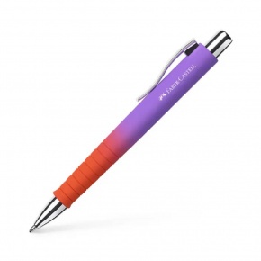 Faber-Castell Golyóstoll POLY BALL piros-lila XB