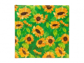 GOLDBUCH Beragasztós fotóalbum 60/25x25 fehér oldal, Sunflower, green