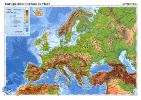 Fixi tanulói munkalap A4 Európa domborzata/Európai Unió