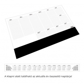 TopTimer Asztali könyöklő, heti, 576 x 407 mm, T110 Fekete