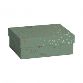 Stewo ajándékdoboz (12x16,5x6 cm) zöld, márványmintás