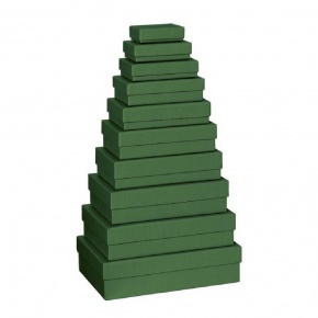 Stewo ajándékdoboz (24x16x6 cm, 2.méret) One Colour, sötétzöld