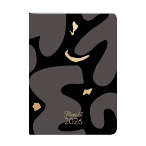 Lizzy Planall Compact zsebnaptár tűzött aranyozott B6 2026 GOLD TOUCH