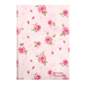 Lizzy heti tervező, B6 design, 2026, PINK ROSES
