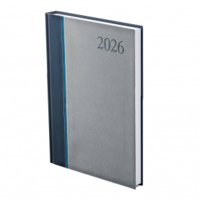 TopTimer Határidőnapló 2026, G011 B5 (Heti beoszt.) KÉK-KÉK- SZÜRKE