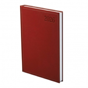 TopTimer Határidőnapló 2026, T011 B5 (Heti beoszt.) BORDÓ