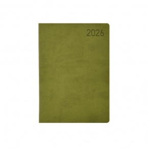 TopTimer Határidőnapló 2026, M012 B6 (Heti beoszt.) ZÖLD-ZÖLD
