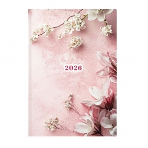 TopTimer Határidőnapló 2026, J021 A5 (Napi beoszt.) FÁTYOLVIRÁG