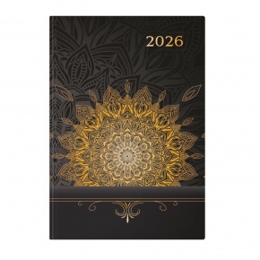 TopTimer Határidőnapló 2026, J021 A5 (Napi beoszt.) MANDALA