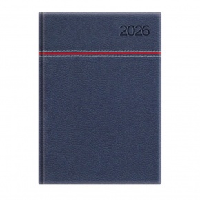 TopTimer Határidőnapló 2026, Y021 A5 (Napi beoszt.) KÉK-PIROS