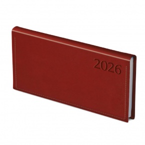 TopTimer Zsebnaptár 2026, T030 (Heti beoszt.) BORDÓ