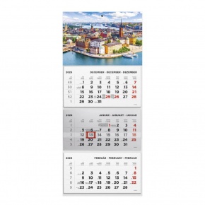 TopTimer T074 Speditőrnaptár 2026, 3 tömb, VÁROS FEJ