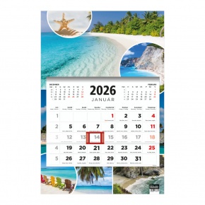 TopTimer T081 Speditőrnaptár 2026, 1 tömb, BEACH