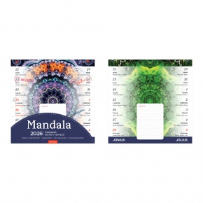 TopTimer Falinaptár 2026, T090, mágneses MANDALA