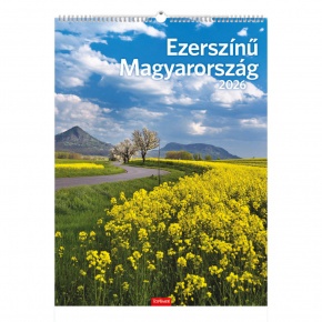 TopTimer Falinaptár 2026, T093 EZERSZÍNŰ MAGYARORSZÁG