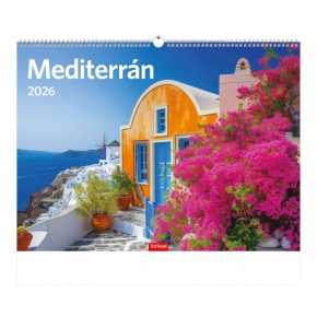 TopTimer Falinaptár 2026, T093 MEDITERRÁN