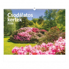 TopTimer Falinaptár 2026, T093 CSODÁLATOS KERTEK