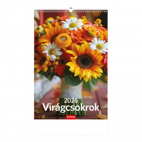 TopTimer Falinaptár 2026, T094 VIRÁGCSOKROK