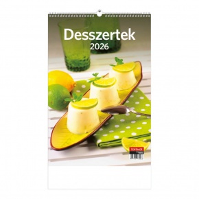 TopTimer Falinaptár 2026, T094 DESSZERTEK