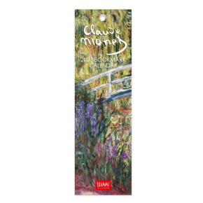 Legami könyvjelző naptár (5,5x18 cm) Claude Monet, 2027