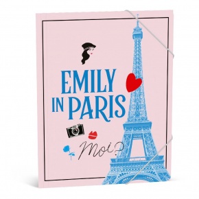 Mega-Papír Gumis mappa A4 Emily in Paris
