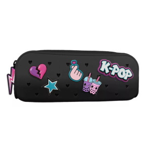 CoolPack Tolltartó szilikon 180x70x55mm 5db 3D kitűzővel K-POP Dark