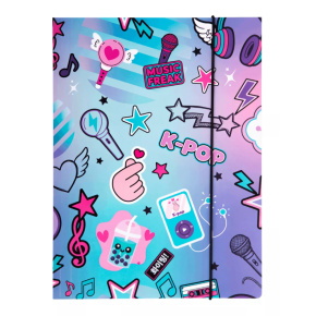 CoolPack Gumismappa A4 K-POP Rainbow