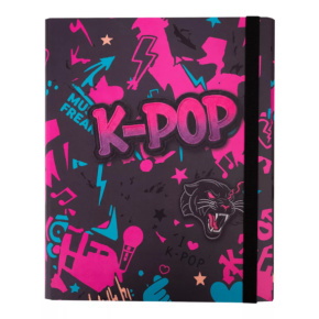 CoolPack Füzetbox A4 3cm K-POP Dark