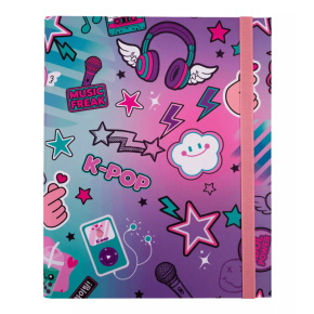 CoolPack Füzetbox A4 3cm K-POP Rainbow