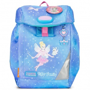 Baier Brunnen iskolai hátizsák (37x29x19cm) liláskék, nyuszis - tündéres (6)