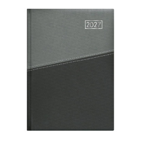 TopTimer Határidőnapló 2027, D021 A5 (Napi beoszt.) SZÜRKE-ANTRACIT