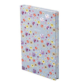 Top Timer N167 A5 Notes jegyzetfüzet, Flowers Blue