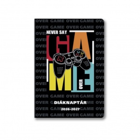 27D100J-00B TopTimer Diáknaptár, B/6 heti, 2026-2027, GAMER