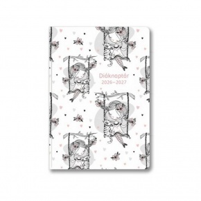 27D100J-00D TopTimer Diáknaptár, B/6 heti, 2026-2027, HINTÁZÓ KISLÁNY