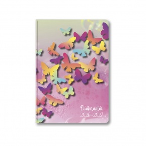 27D100J-00E TopTimer Diáknaptár, B/6 heti, 2026-2027, PILLANGÓ