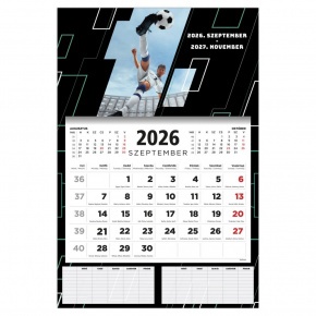 27D7630-000 TopTimer D076 Diák fali tervező, 16 havi (2026.09.01-2027.12.31.) FOCI