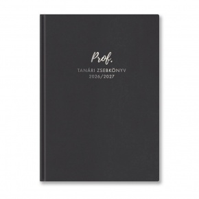 27P100C-301 TopTimer P100 Tanári zsebkönyv, heti beoszt. 2026-2027, ANTRACIT