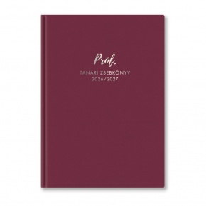 27P100C-E06 TopTimer P100 Tanári zsebkönyv, heti beoszt. 2026-2027, MÁLNA