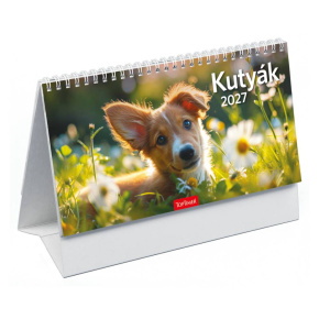 Top Timer T058 Álló asztali naptár 2027, KUTYÁK
