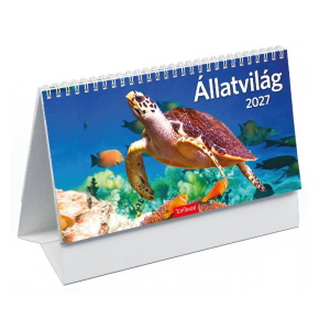 Top Timer T058 Álló asztali naptár 2027, ÁLLATVILÁG