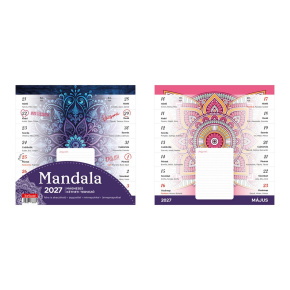 Top Timer Falinaptár 2027, T090, mágneses MANDALA