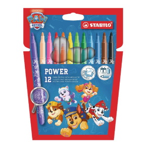 STABILO power Mancs őrjárat vastag filctoll készlet 12 db-os