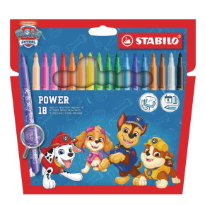 STABILO power Mancs őrjárat vastag filctoll készlet 18 db-os