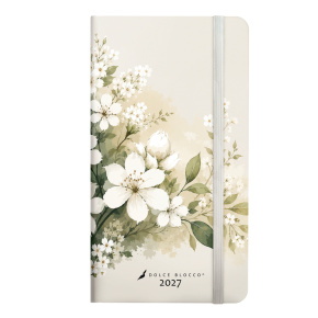 Dolce Blocco határidőnapló,  Secret Pocket Planner fekvő, heti 2027 Blossom Within