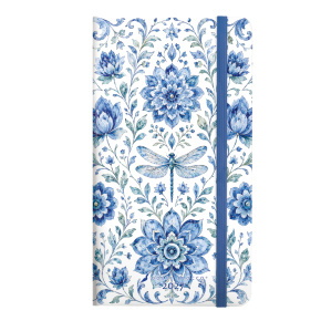 Dolce Blocco határidőnapló,  Secret Pocket Planner fekvő, heti 2027 Dragonfly Garden